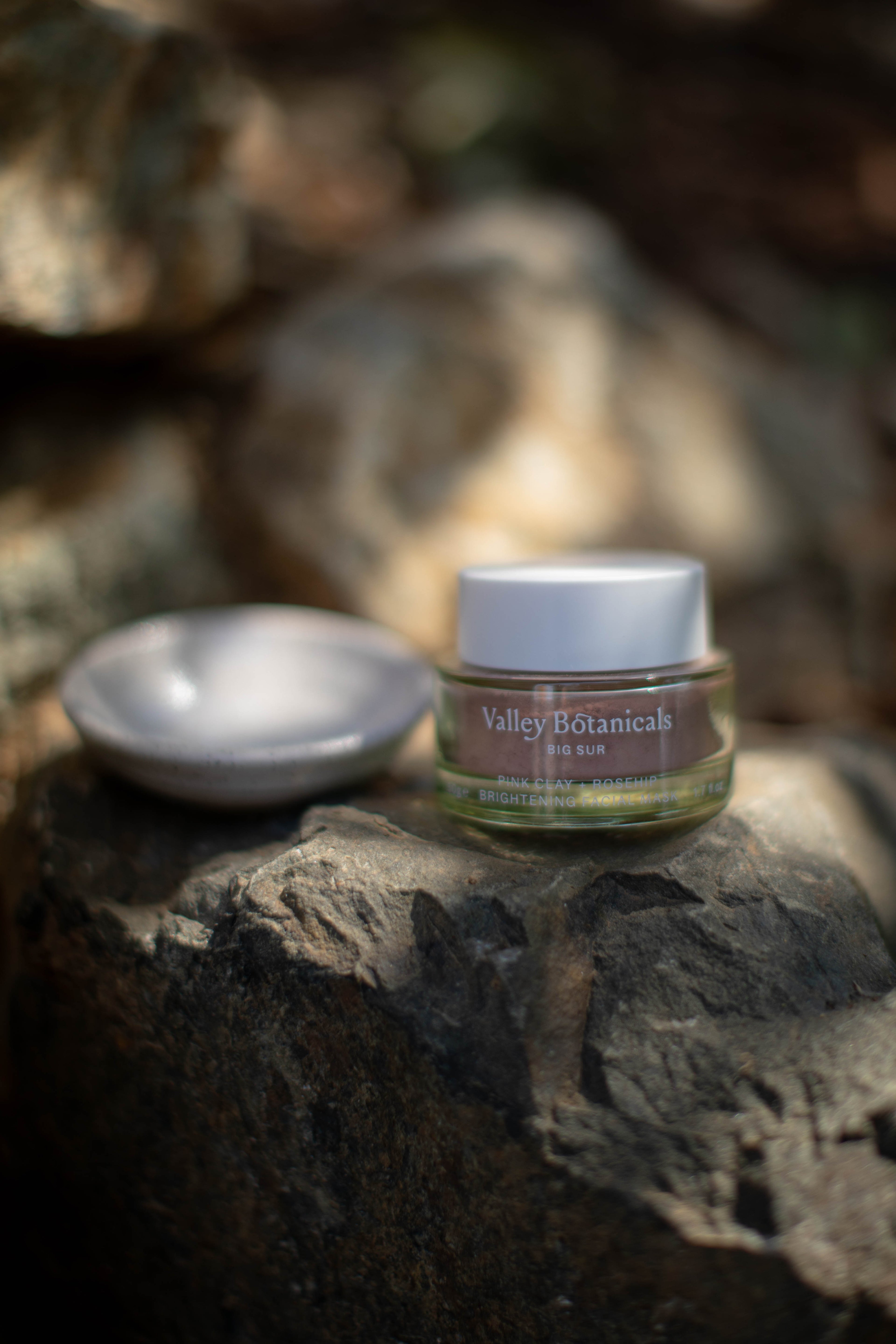 Pink Clay + Rosehip  Brightening Facial Mask