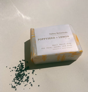 Poppyseed + Lemon Soap