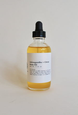 Ashwagandha + Citrus Body Oil